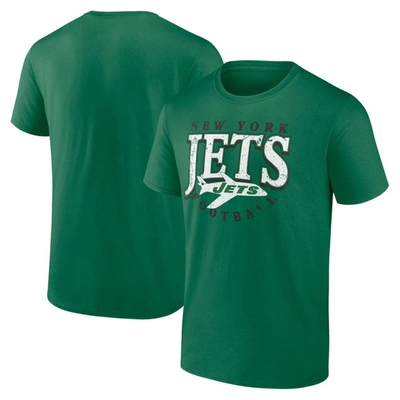 Fanatics Branded Green New York Jets Big & Tall Throwback T-shirt