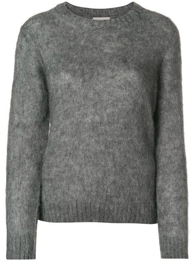 Moncler Crew Neck Jumper In Grey