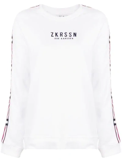 Zoe Karssen Signature Logo Sweatshirt - White