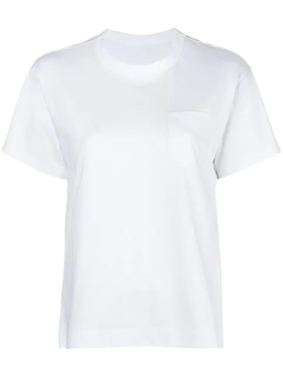 Sacai Flared T-shirt - White In White