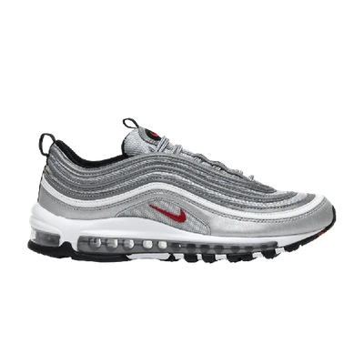 Nike Air Max 97 Og Qs Sneakers In Mtlc Silver/univ Red-black-white