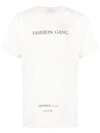 Ih Nom Uh Nit Fashion Gang Printed T-shirt In Bianco