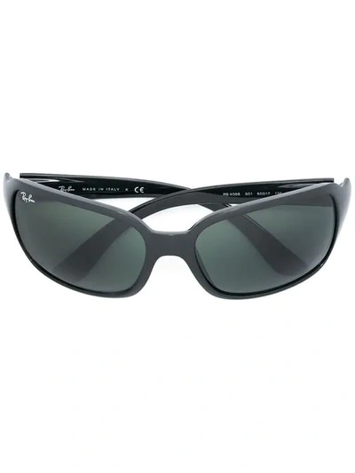 Ray Ban Rectangular Shaped Sunglasses In Black