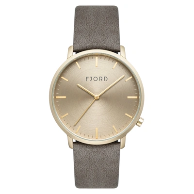 Fjord Men's Erik 40mm Quartz Watch In Gold