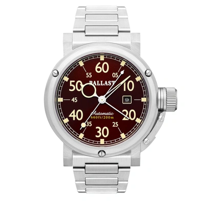 Ballast Men's Holland 47mm Automatic Watch In Silver