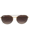 Ray Ban Ray-ban Aviator Style Sunglasses - Metallic