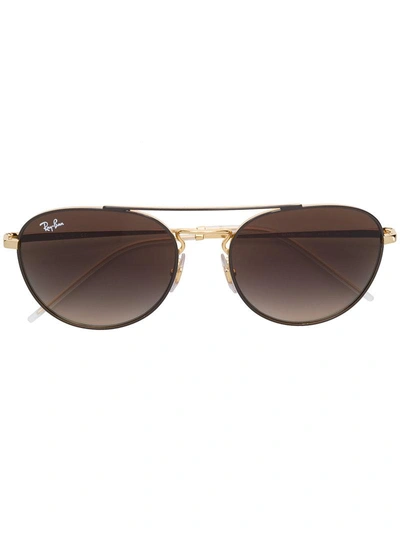 Ray Ban Ray-ban Aviator Style Sunglasses - Metallic