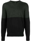 Joseph Novelty Knit Sweater In Black