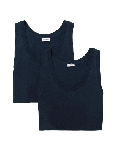 Dolce & Gabbana Underwear Tank Top - Blue