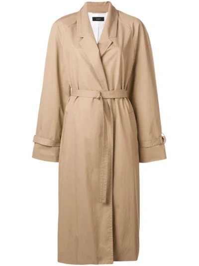 Joseph Solferino Trench Coat In Neutrals