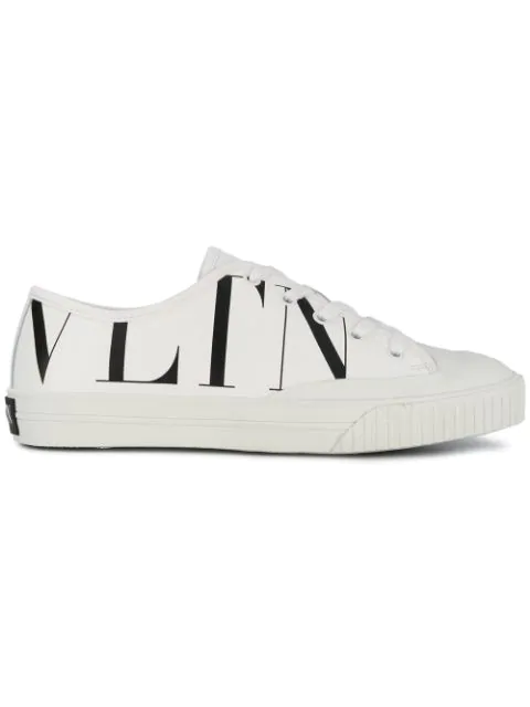vltn white sneakers