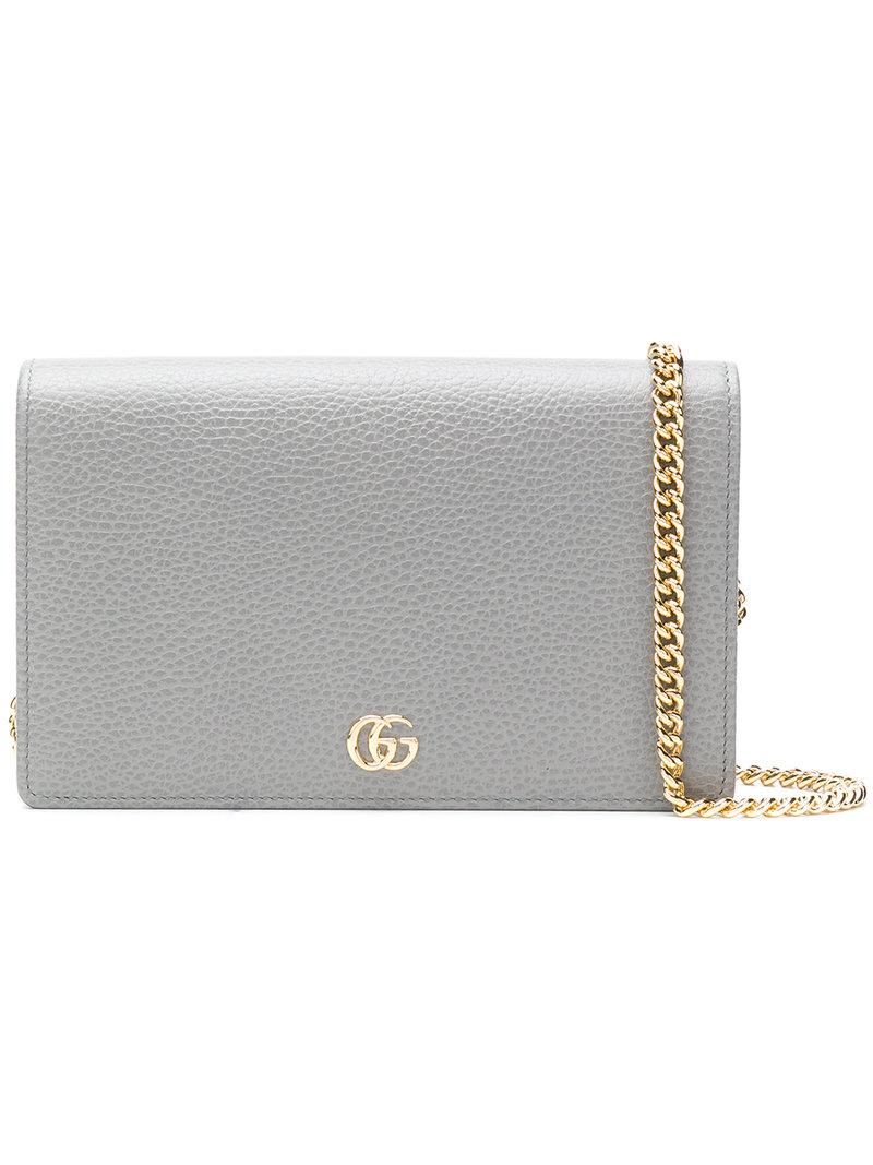 marmont leather mini chain bag