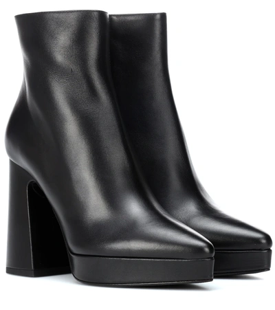 Proenza Schouler Ave Platform Pointed toe Booties In Black ModeSens