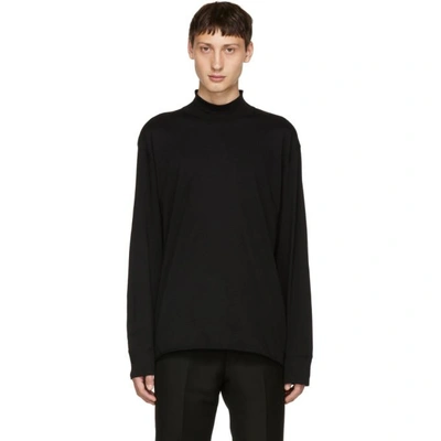 Tiger Of Sweden Jeans Black Bax Jersey Turtleneck In 050 Black