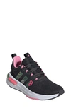 Adidas Originals Racer Tr23 Sneaker In Carbon/ Carbon/ Bliss Pink