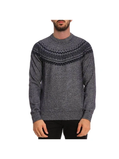 Armani Collezioni Armani Exchange Sweater Sweater Men Armani Exchange In Blue
