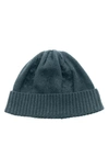 Portolano Cable Knit Cuff Beanie In Black