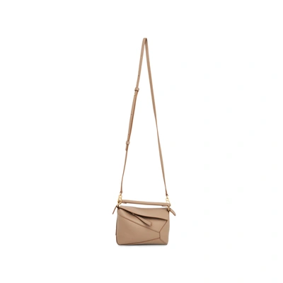 Loewe Mini Puzzle Edge Bag In Black