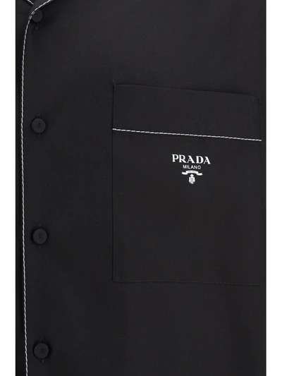 Prada Shirts In Nero