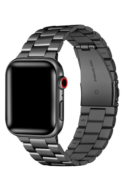 The Posh Tech Sloan Stainless Steel Apple Watch® Bracelet Watchband In Space Grey