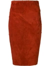 Stouls Gilda Pencil Skirt - Red