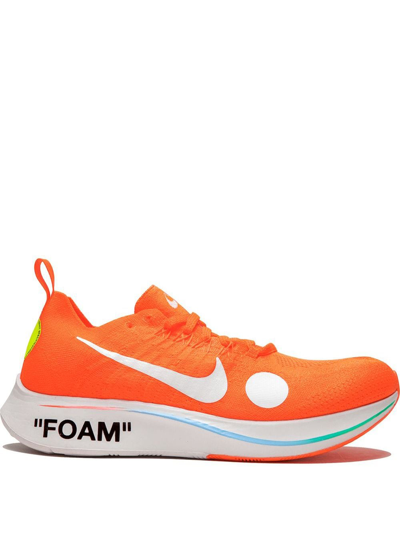 Nike X Off-white Zoom Fly Mercurial Fk Sneakers In Orange