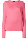 Aspesi V-neck Pullover - Pink