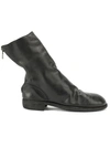 Guidi Rear Zip Boots In Black