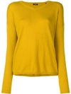 Aspesi V-neck Pullover - Yellow