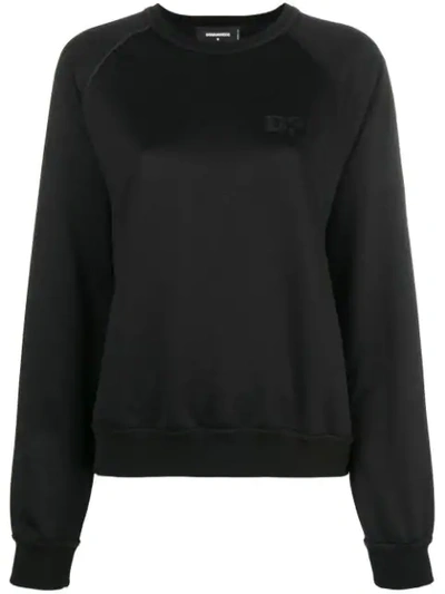 Dsquared2 D2 Logo Sweatshirt In Black