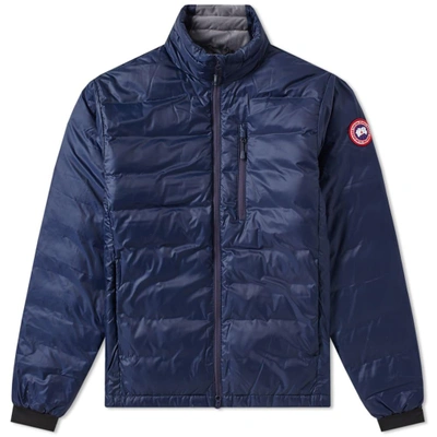 Canada Goose Lodge Jacket In Blue