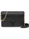 Prada Chain Strap Mini Bag In Black