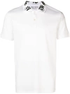 Alexander Mcqueen Logo Collar Polo Shirt - White