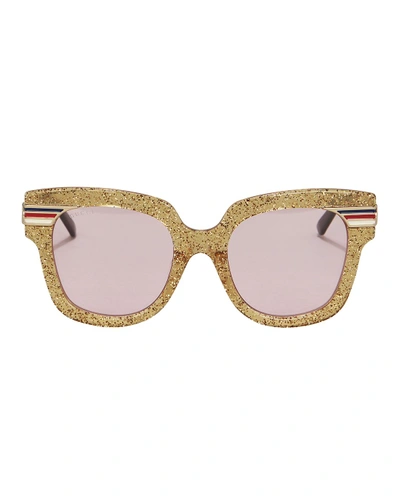 Gucci Glitter Sunglasses