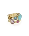 Ippolita 18k Rock Candy Gelato 6-stone Cluster Ring In Gold