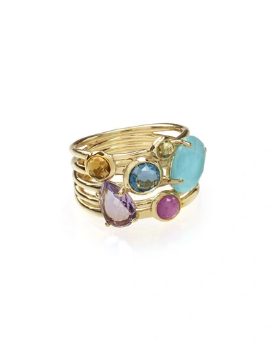 Ippolita 18k Rock Candy Gelato 6-stone Cluster Ring In Gold