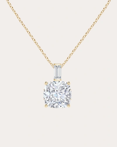 Natori Women's Cushion-cut Diamond Pendant Necklace In Gold