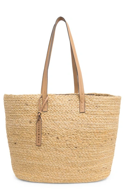 Lucky Brand Zati Jute Tote Bag In Beige 01