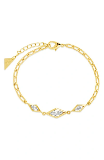 Sterling Forever Lissie Chain Bracelet In Gold