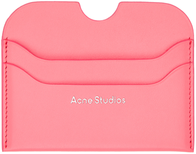 Acne Studios R Elmas大号皮革卡包 In Pink