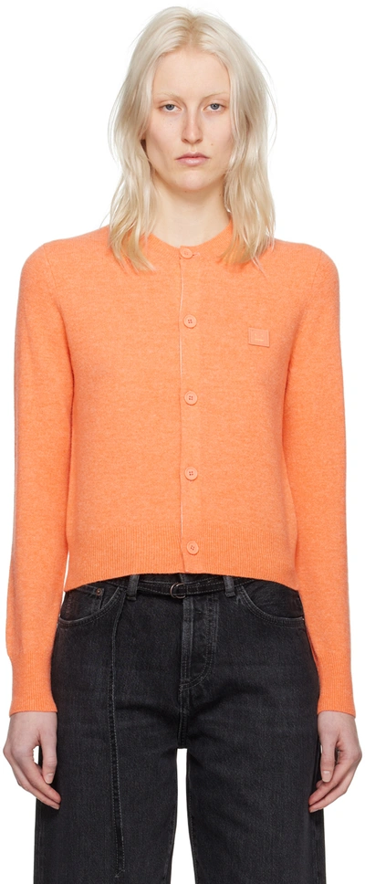 Acne Studios 羊毛开衫 In Orange