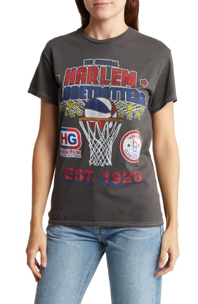 Philcos Harlem Globetrotters 1926 Cotton Graphic T-shirt In Black Pigment