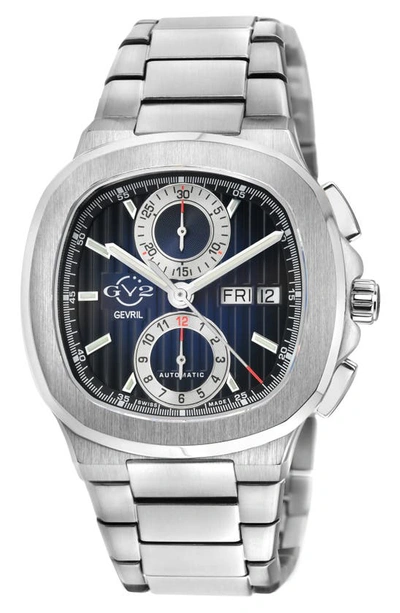 Gv2 Potente Chronograph Watch, 40mm In Silver