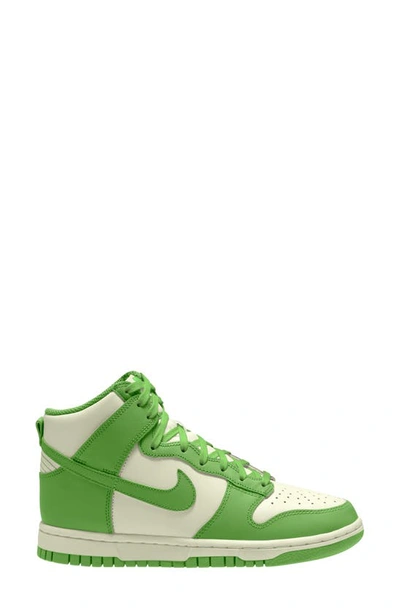 Nike Dunk High Basketball Sneaker In Green