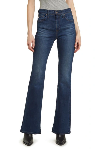 Ag Farrah High Waist Bootcut Jeans In Multi