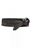 Ada Classic Wrap Belt In Midnight