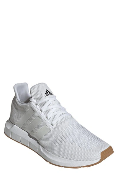 Adidas Originals Swift Run 1.0 Sneaker In White/ White/ Black