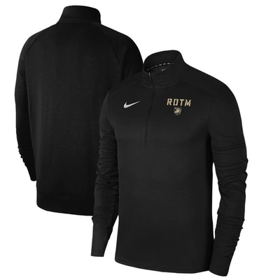 Nike Black Army Black Knights 2023 Rivalry Collection Pacer Performance Quarter-zip Jacket