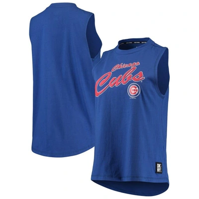 Dkny Sport Royal Chicago Cubs Marcie Tank Top