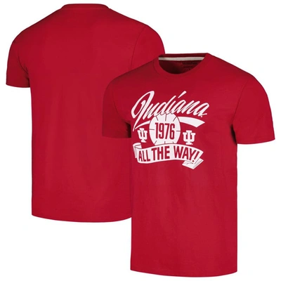 Homefield Crimson Indiana Hoosiers "all The Way!" T-shirt